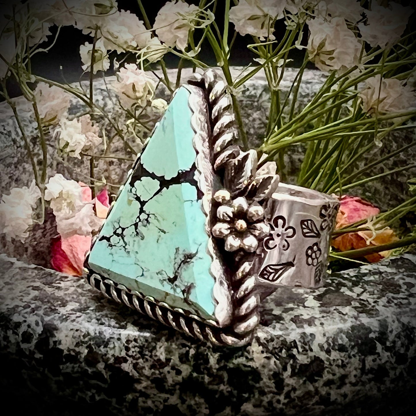 Wild Horse Turquoise Statement Ring