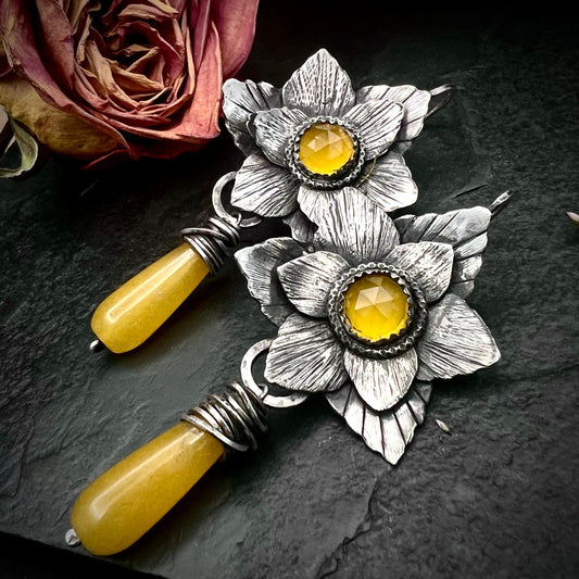 Yellow Blooms Earrings