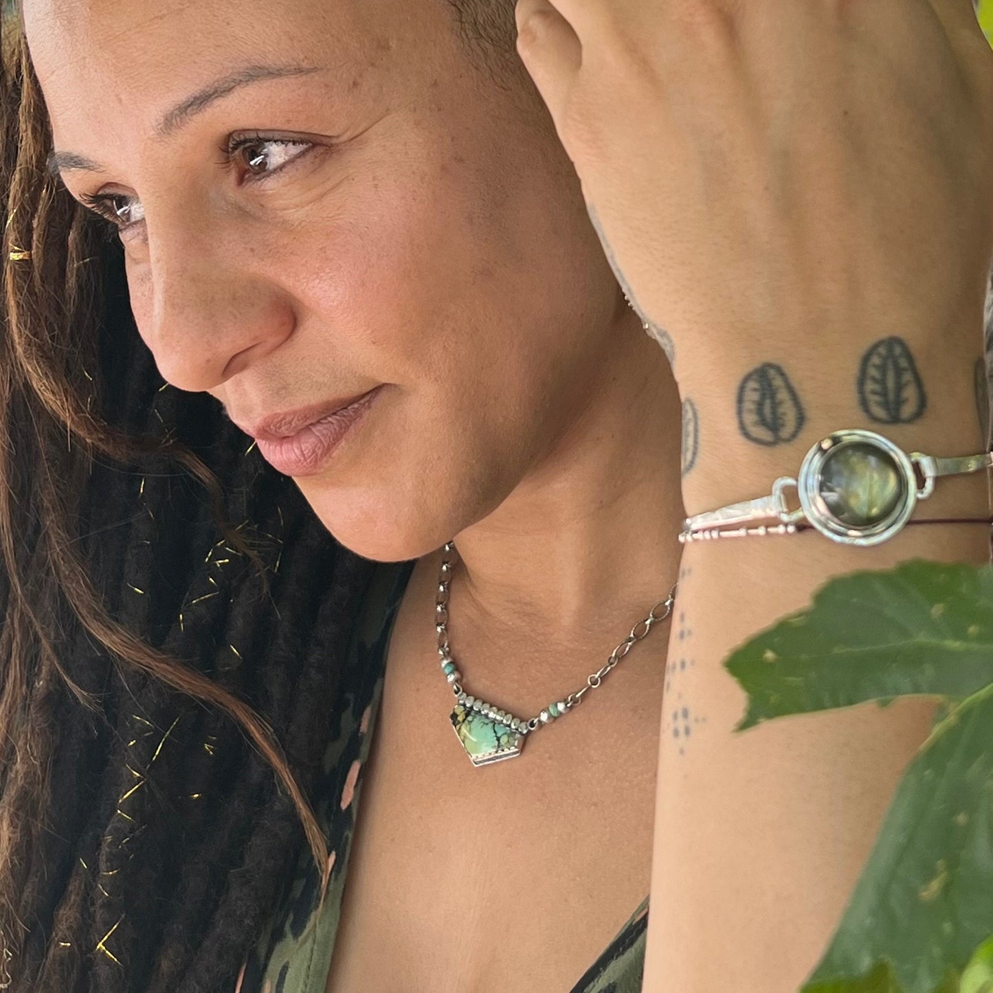 Wild Horse Turquoise Shield Necklace