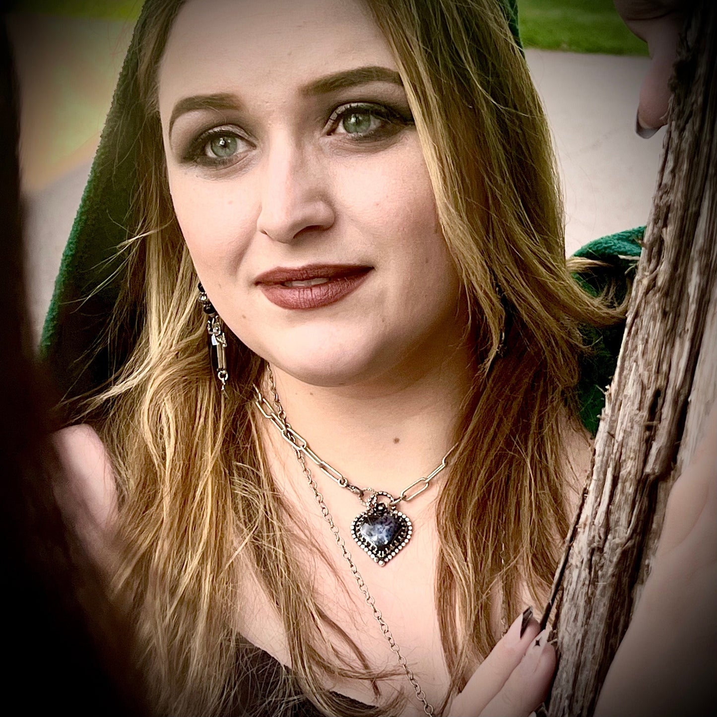 Black Heart Necklace