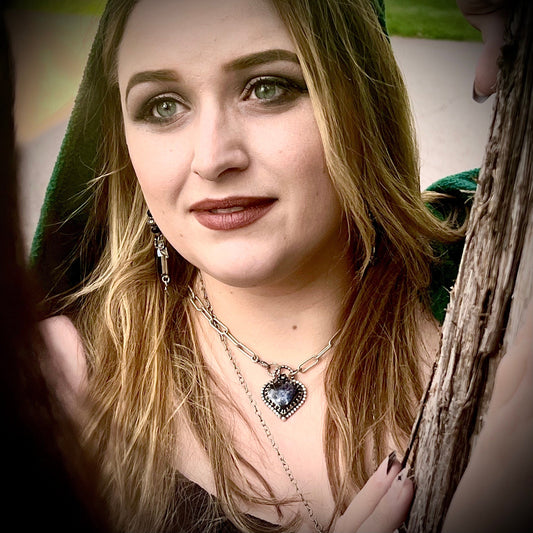 Black Heart Necklace