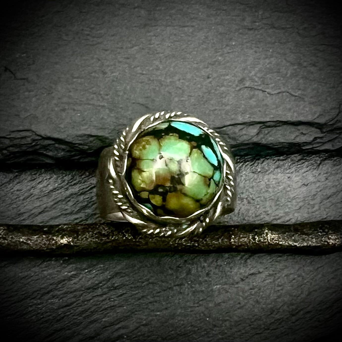 Rainbow Turquoise Ring