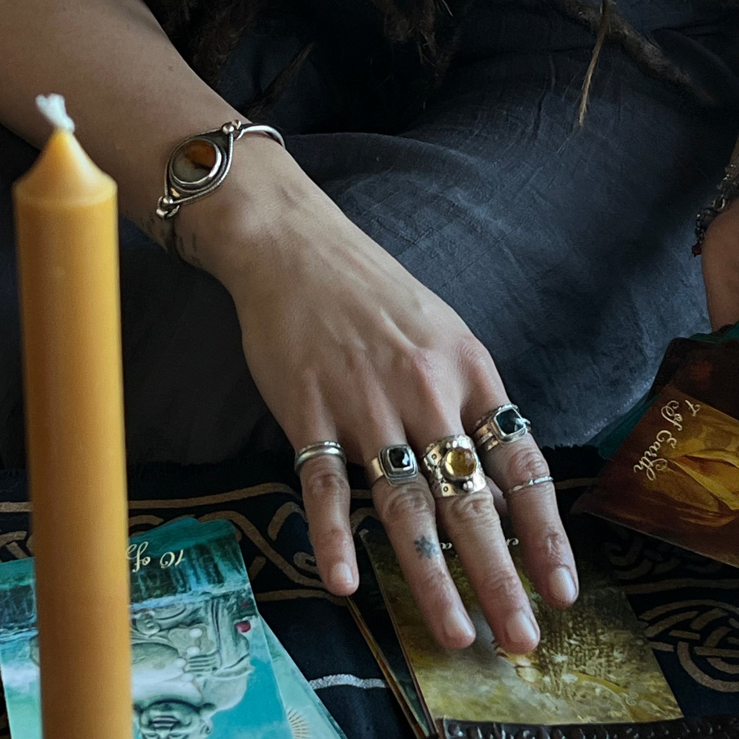 Citrine Dome Ring in Sterling Silver